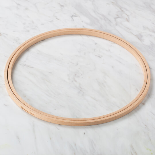 Nurge 8 mm Düz Vidasız Ağaç Nakış Kasnak - No.6