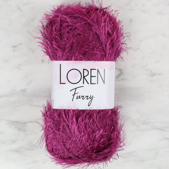 Loren Furry Mor El Örgü İpi - RF031