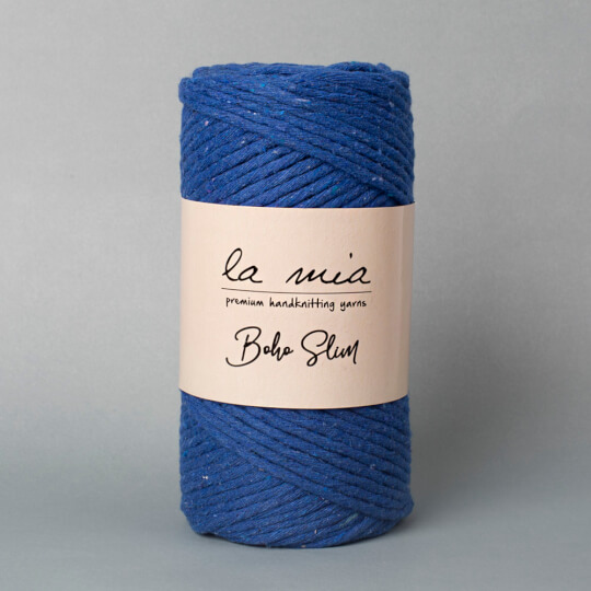 La Mia Boho Slim Saks mavi El Örgü İpi - L020