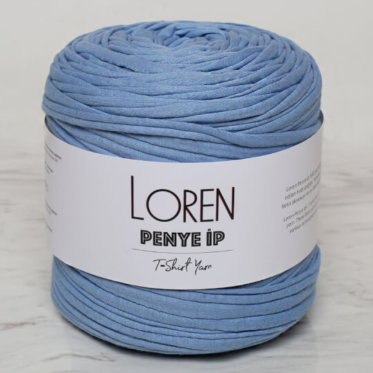 Loren Penye Kumaş El Örgü İpi Mavi - 99