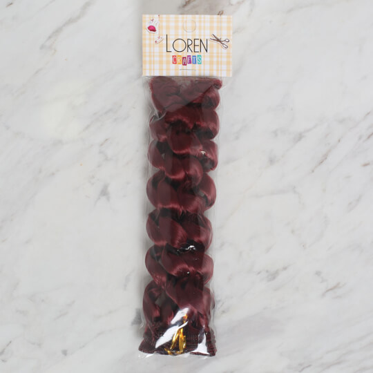 Loren Crafts Synthetic Doll Hair, Straight Cream - Hobiumyarns