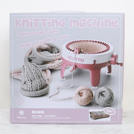 sentro plastic round circular kid knitting