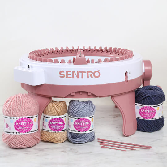 Sentro Knitting Machine, Big Size 48 Needles - 843 - Hobiumyarns