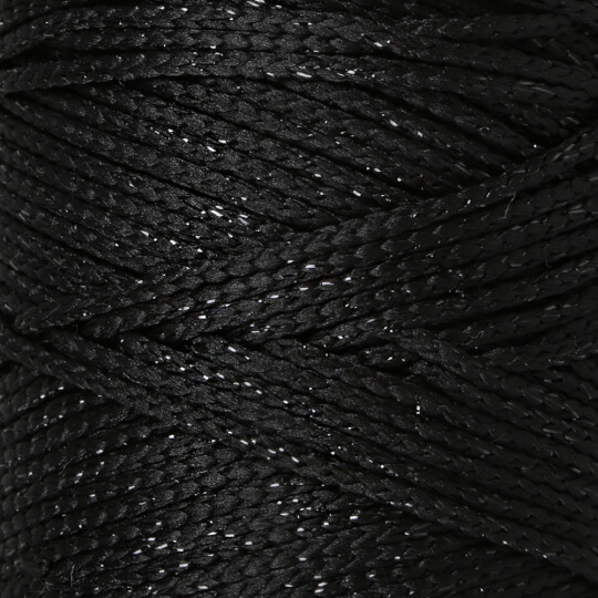 Macrame String Black 2mm - 250g