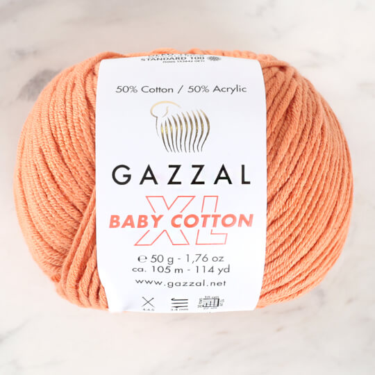 Gazzal Baby Cotton XL Turuncu Bebek Yünü - 3465