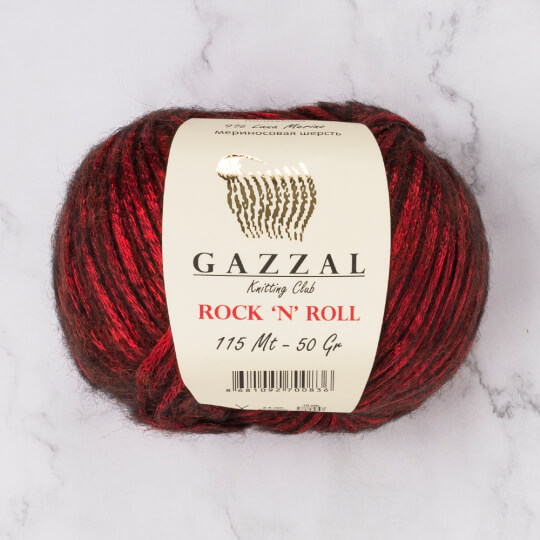 Gazzal Rock'N'Roll Kırmızı El Örgü İpi - 12833