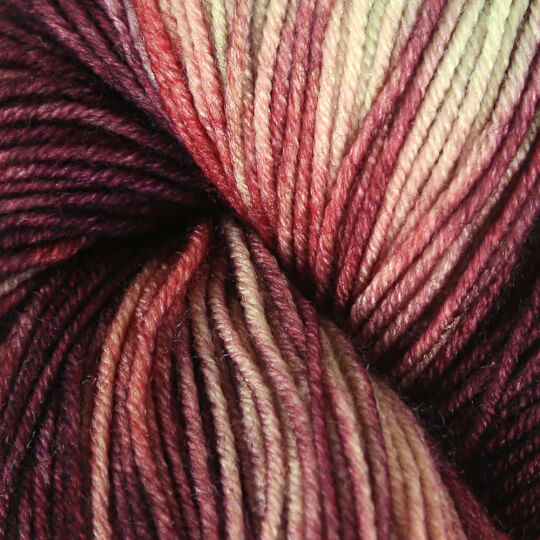 Gazzal Worm Hand Paints Yarn, Emrald Green - 3861 - Hobiumyarns