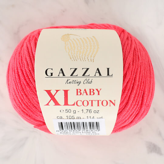 Gazzal Baby Cotton XL Nar Çiçeği Bebek Yünü - 3458XL