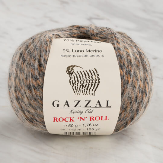 GAZZAL ROCK'N'ROLL EBRULİ EL ÖRGÜ İPİ - 13952