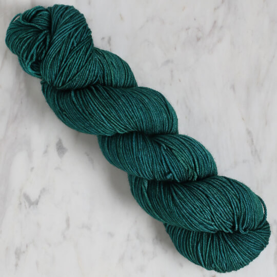 Gazzal Worm Hand Paints Yarn, Emrald Green - 3861 - Hobiumyarns