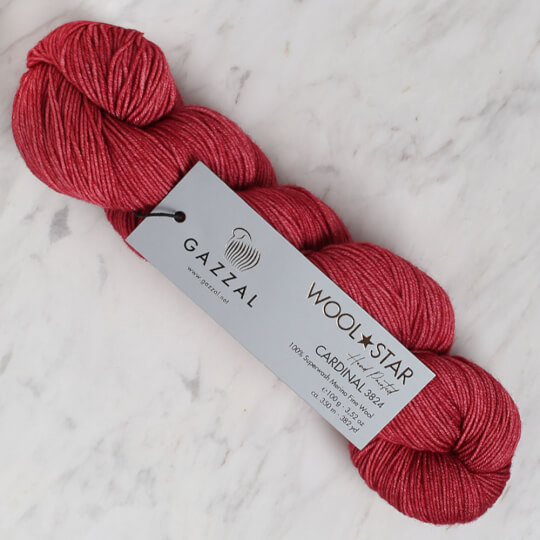 Cardinal Red - Wool Roving