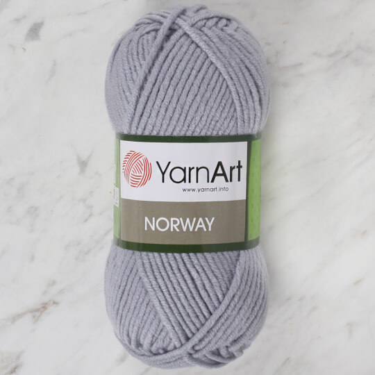 YarnArt Norway Knitting Yarn, Grey 3072 Hobiumyarns