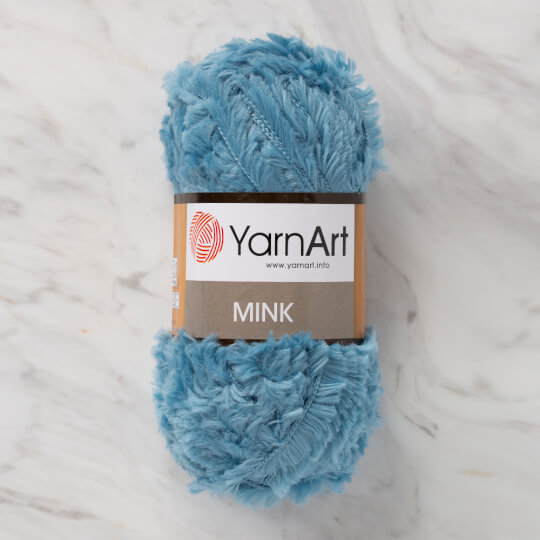 YarnArt Mink 50gr Fluffy Yarn, Lilac Purple - 350