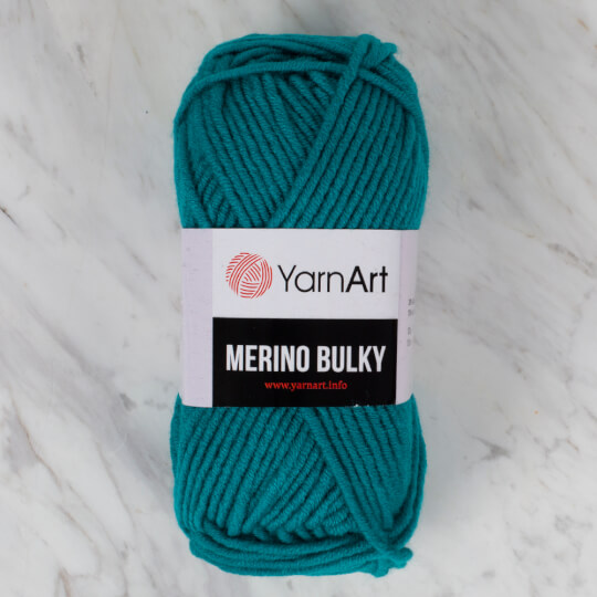 Yarnart Merino Bulky Koyu Yeşil El Örgü İpliği - 11448