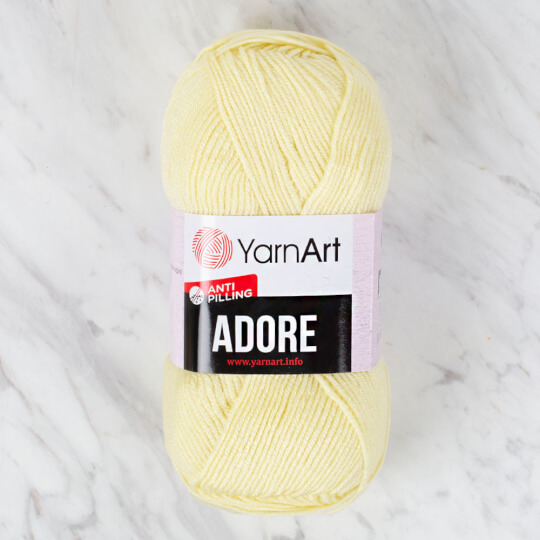 YarnArt Adore Anti-Pilling Yarn, Light Salmon - 360