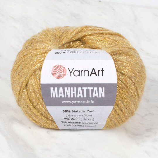 Yarnart Gold - Glittery Knitting Yarn Blush - 9853