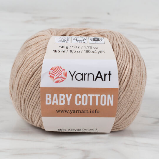 YarnArt Baby Cotton Bej El Örgü İpi - 403