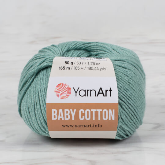 YarnArt Baby Cotton Yeşil El Örgü İpi - 439
