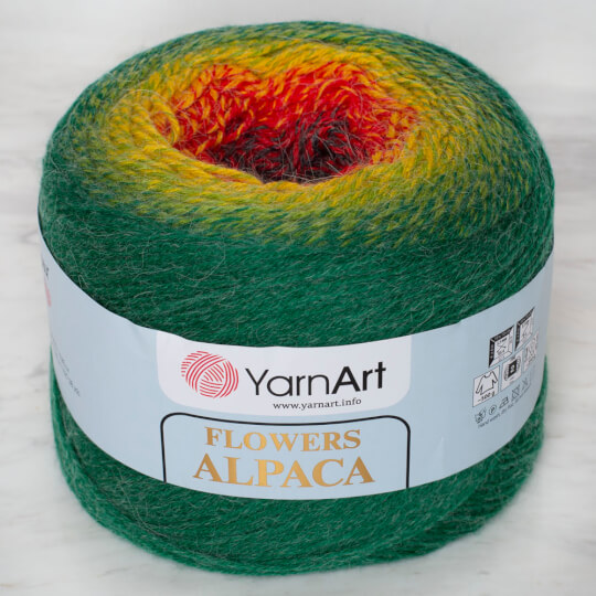 Yarnart Flowers Alpaca 250 Gr Knitting Yarn, Variegated - 430