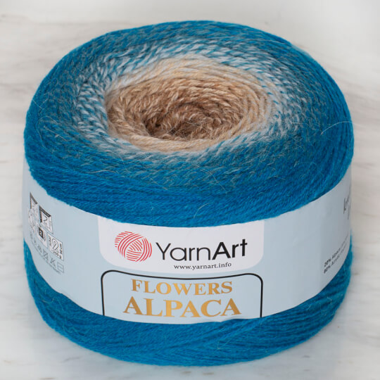 Yarnart Flowers Alpaca 250 Gr Knitting Yarn, Variegated 431 Hobiumyarns