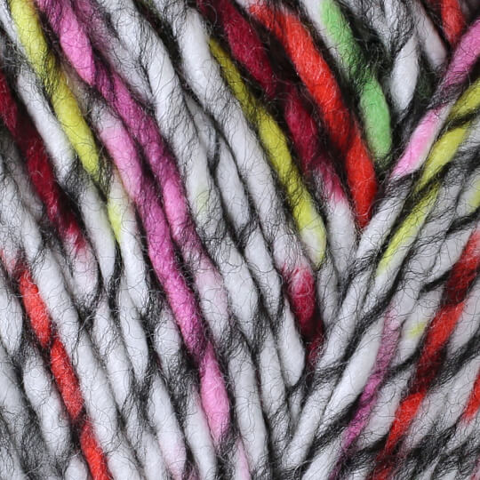 Yarnart Olimpia Yarn, Super Bulky Wool Yarn, Multicolor Yarn, 80