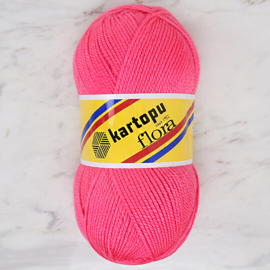 Kartopu Flora Pembe El Örgü İpi - K771