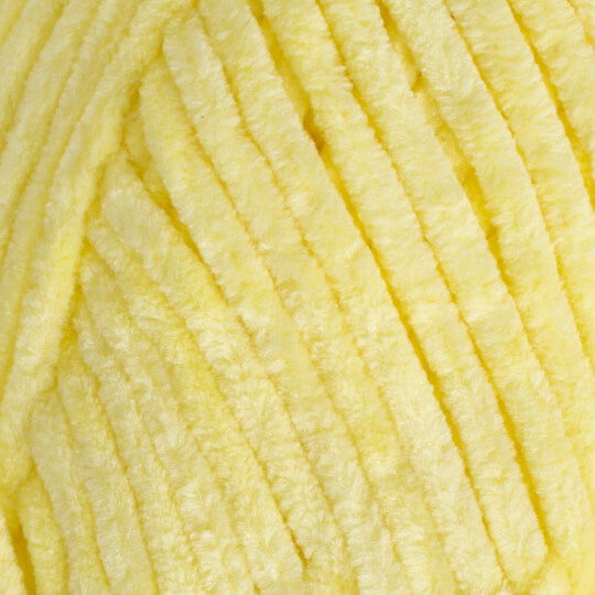 Kartopu Yumurcak Sarı Kadife Bebek Yünü - K333
