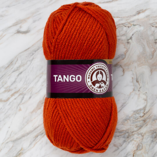 Örenbayan Tango/Tanja Kiremit Rengi El Örgü İpi - 107