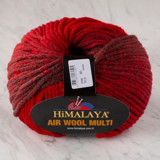 Himalaya Air Wool Multi Yarn, Variegated - 76119 - Hobiumyarns