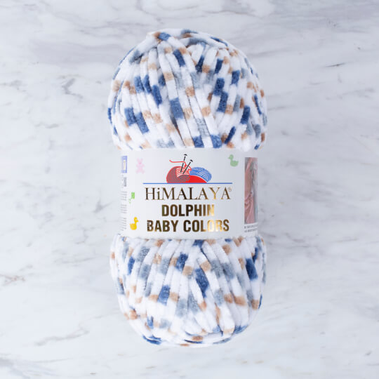 Himalaya Dolphin Baby Colors Kadife Ebruli El Örgü İpi 80423 Hobium