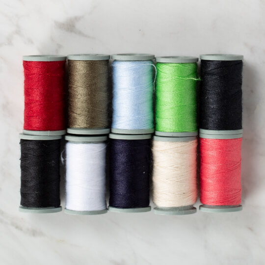 Sewing Thread Kit, 10 Threads