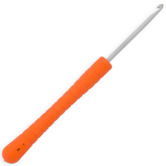 Pony Easy Grip 3 mm 14 cm Turuncu Plastik Saplı Yün Tığ - 30803