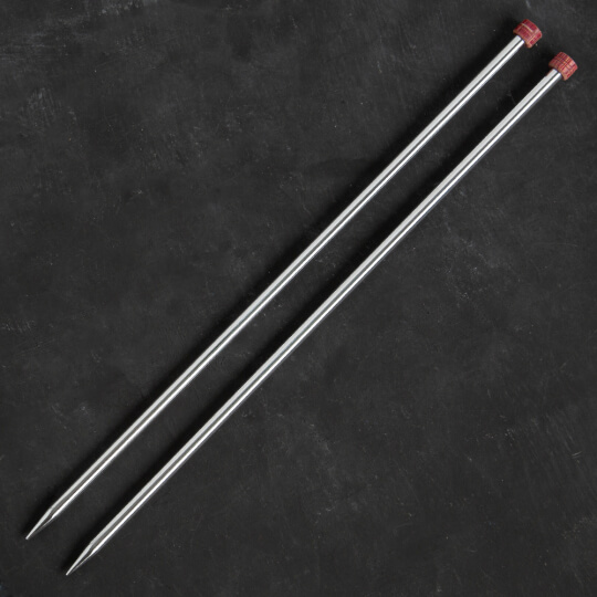 KnitPro Nova Metal 7 mm 35 cm Metal Örgü Şişi - 10223