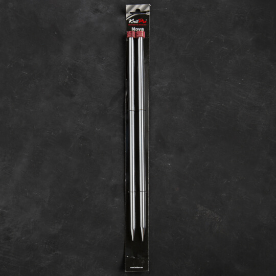 KnitPro Nova Metal 9 mm 35 cm Metal Örgü Şişi - 10225