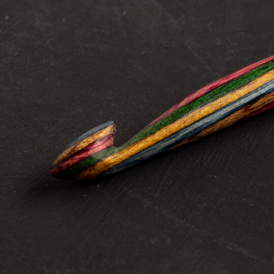 KnitPro Symfonie 15 cm Ahşap Çift Uçlu Tunus Tığı Seti - 20730