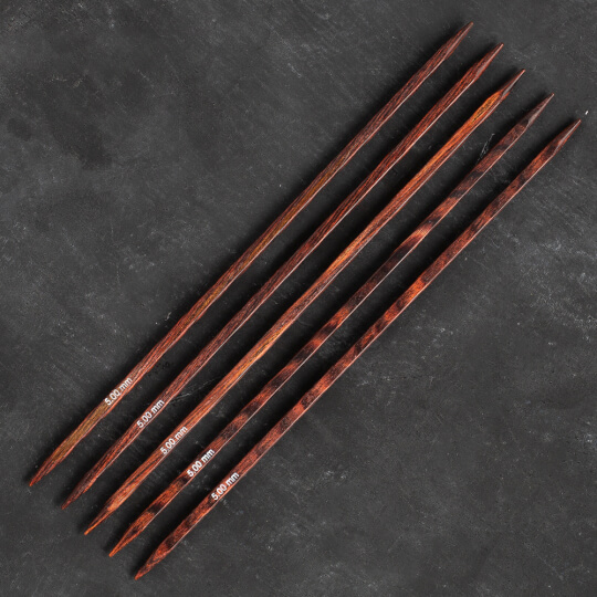 Knitpro Symfonie Cubics 5mm 20cm Kübik Çorap Şişi - 25114
