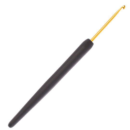 Knitpro Aluminum Gold 3mm Siyah Yumuşak Saplı Yün Tığ - 30803