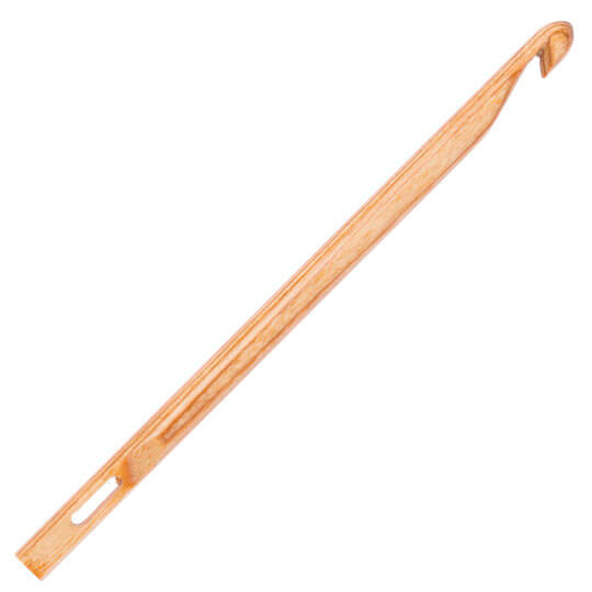 Knitpro Natural 5mm Ahşap İğne Delikli Tığ - 23507