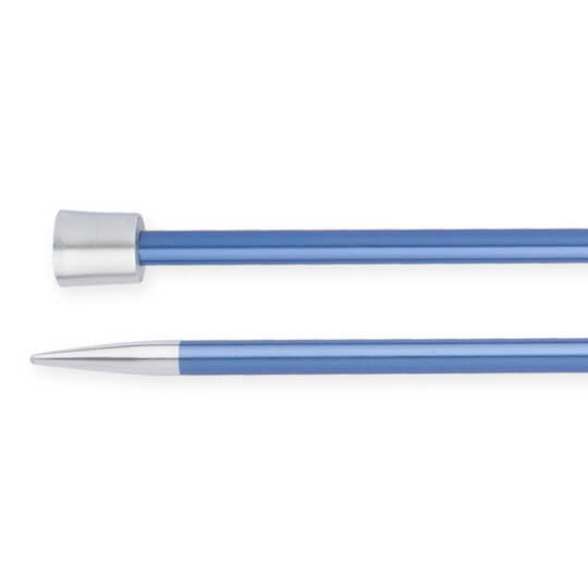 Knitpro Zing 4 mm 35 cm Mavi Metal Örgü Şişi - 47299