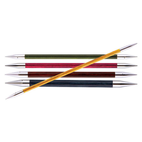 KnitPro Royale 4.5 mm 20 cm Gri Ahşap Çorap Şişi - 29038