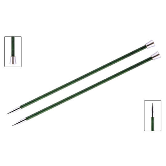 KnitPro Royale 5.5 mm 35 cm Yeşil Ahşap Örgü Şişi - 29218