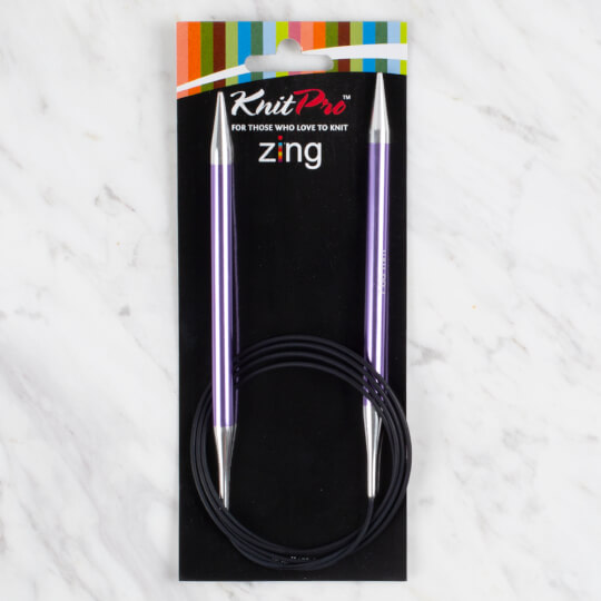 Knit Pro - Fixed Cable Knitting Needles - Zing - 7mm