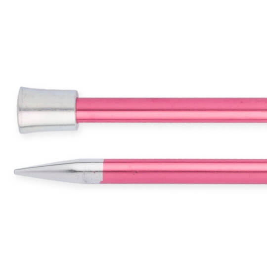 Knitpro Zing 6,5 mm 35 cm Pembe Metal Örgü Şişi - 47304