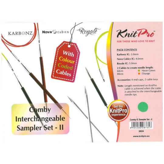 KnitPro Değiştirilebilir Comby Sampler Set II - 20634