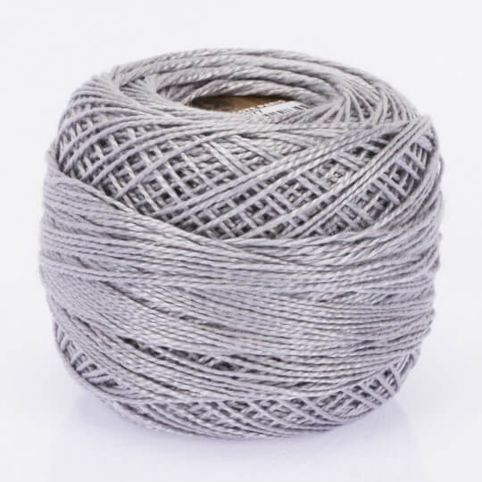 Örenbayan Koton Perle No: 8 Gri Nakış İpliği - 4077 - 0351