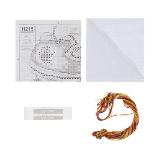 RTO Baltic 10 x 10 cm Sevimli Sarı Yılan Desenli Etamin Kiti - H215