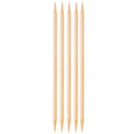 KnitPro Basix Birch Huş Ağacı 6mm 20cm Çorap Şişi - 35121