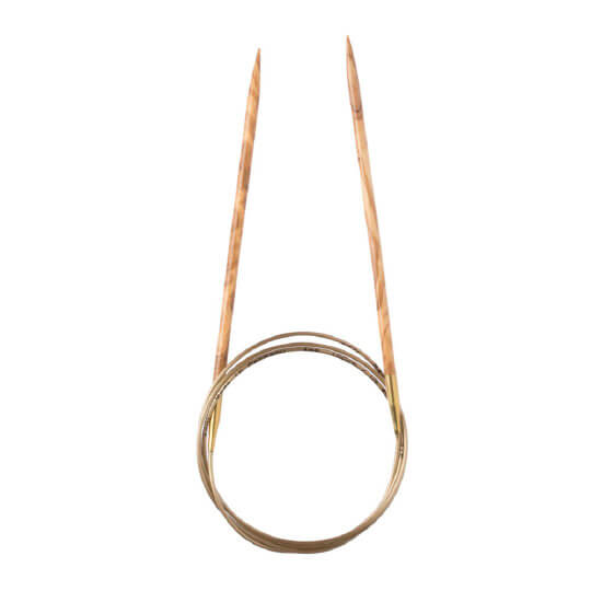 Addi Olive Wood 3 mm 100 cm Zeytin Ağacı Misinalı Örgü Şişi - 575-7