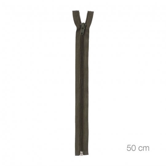 PRYM 50 cm Koyu Yeşil Yün Fermuarı - 478950542