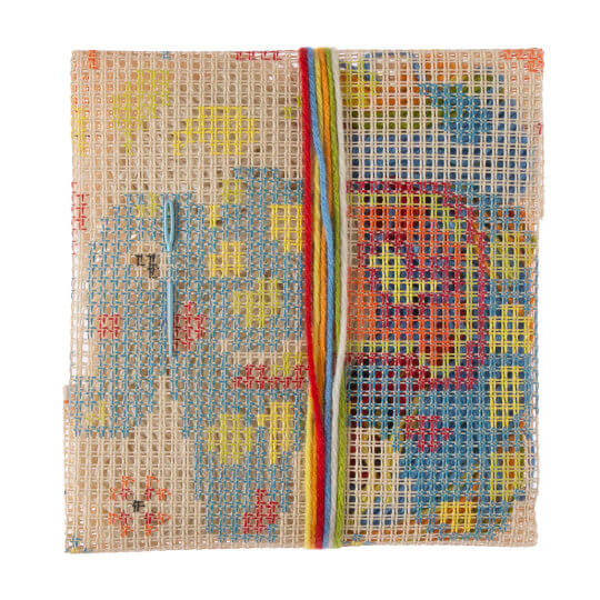 Duftin 30x30 cm Fil Desenli Yastık Etamin Kiti - 303011-aa0971